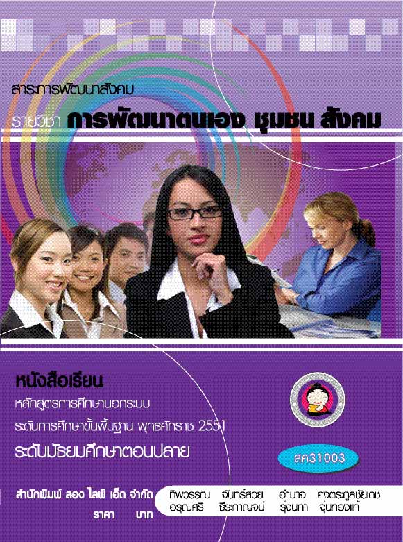 การพัฒนาตนเอง ชุมชน สังคม