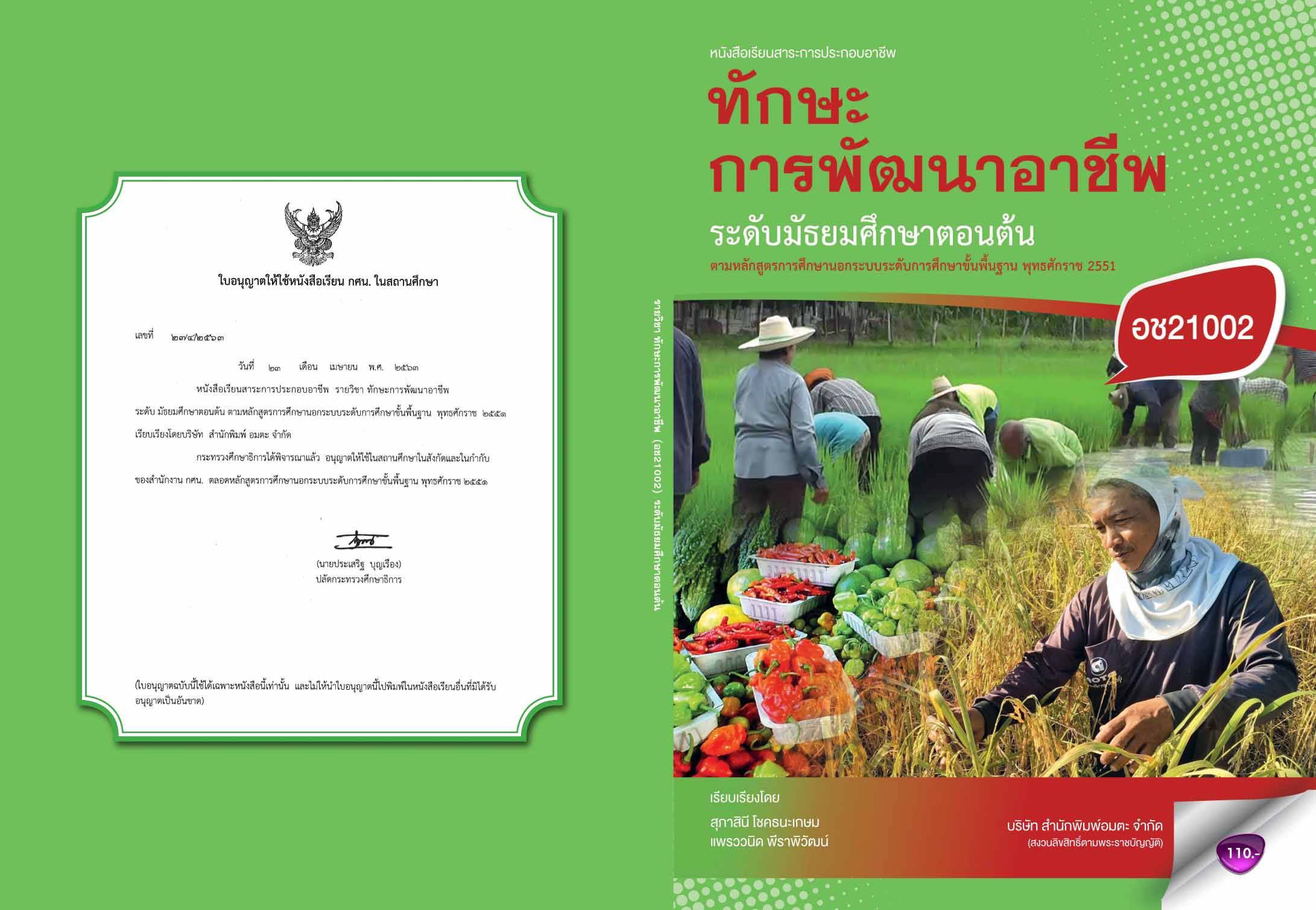 วิชาทักษะการพัฒนาอาชีพ (อช21002)