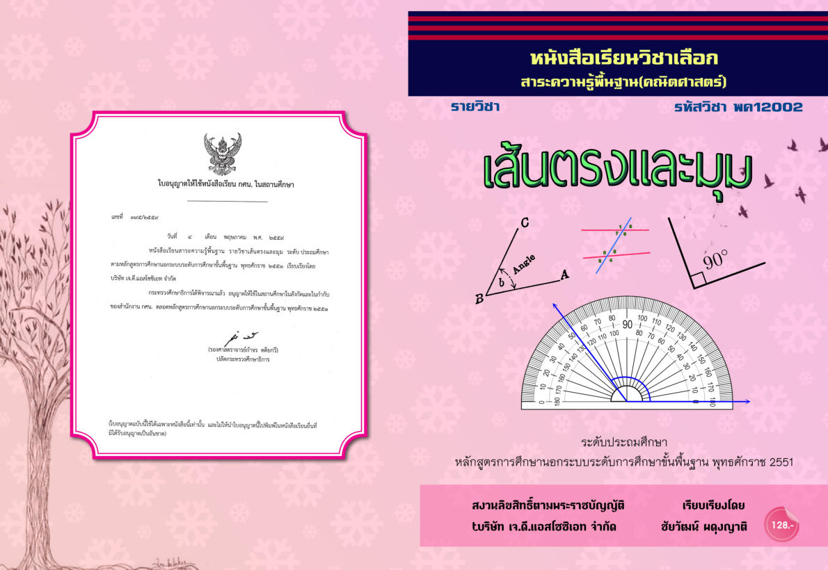 วิชาเส้นตรงและมุม พค12002