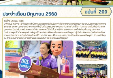 กิจกรรมโครงการ Science Smart Corner มุมวิทยาศาสตร์น่ารู้กับห้องสมุดประชาชน สกร.
